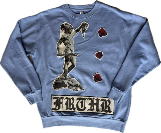 Perseus Medusa head crewneck with patches