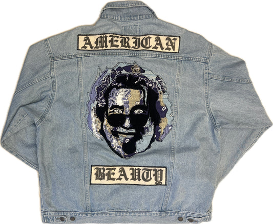 Jerry applique - American Beauty denim jacket