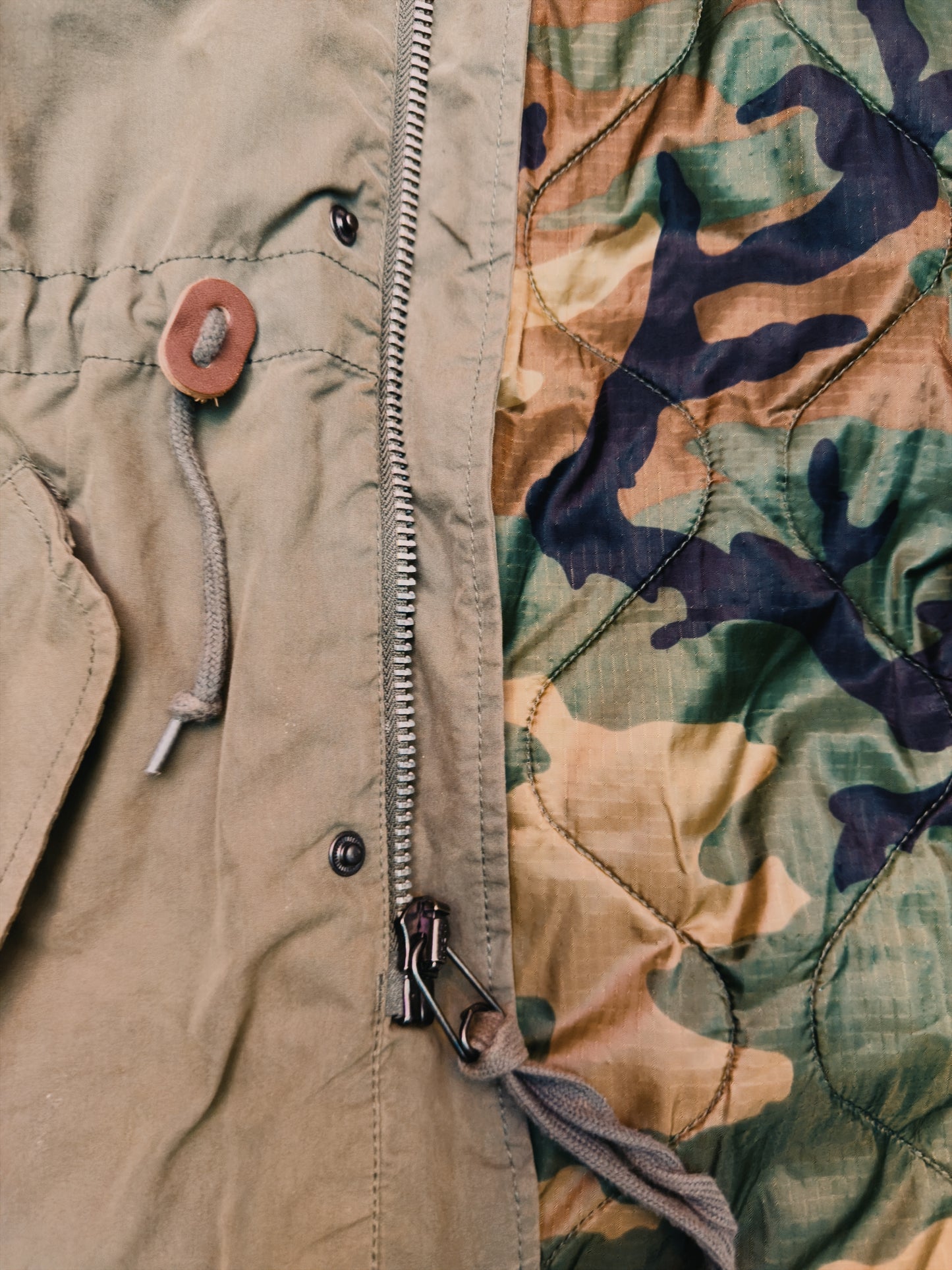 Alpha Industries parka with Further patches size Large Regular