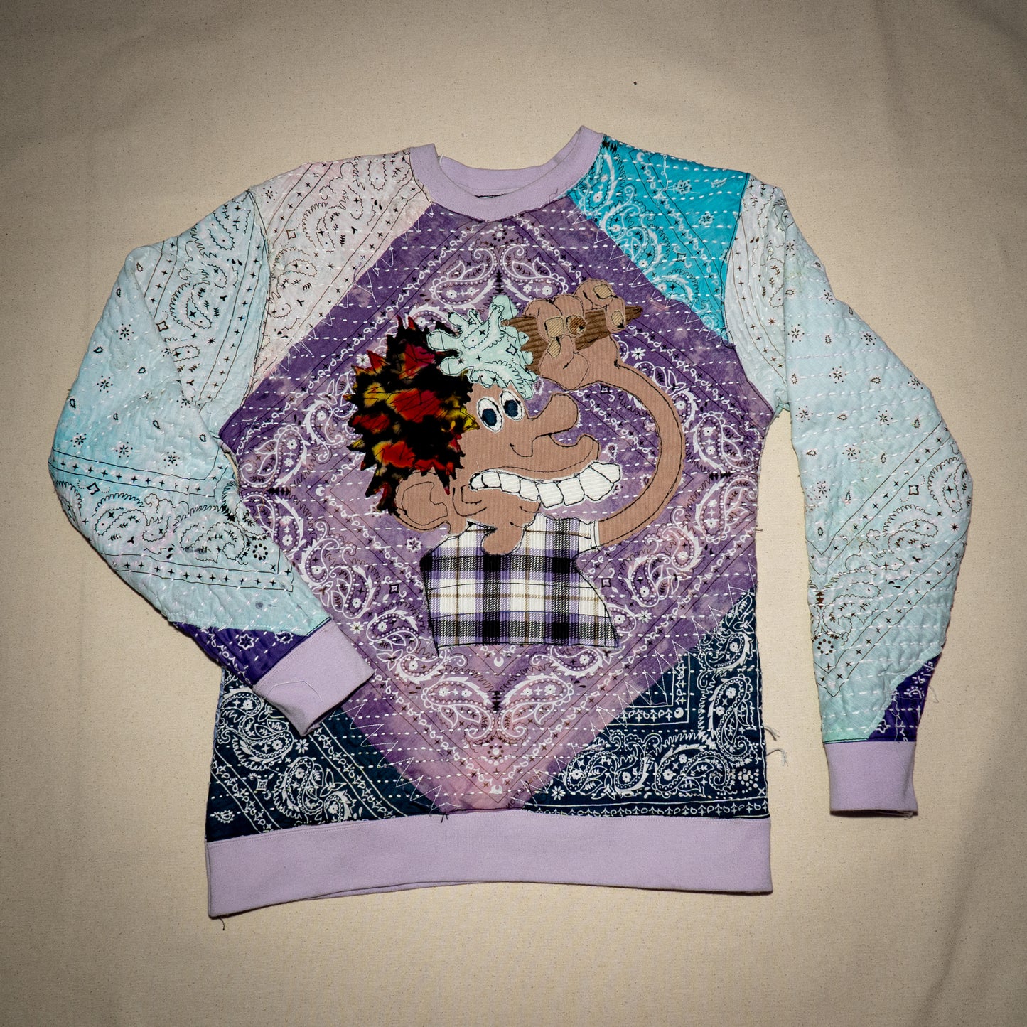 Boro style ice cream kid crewneck size Medium